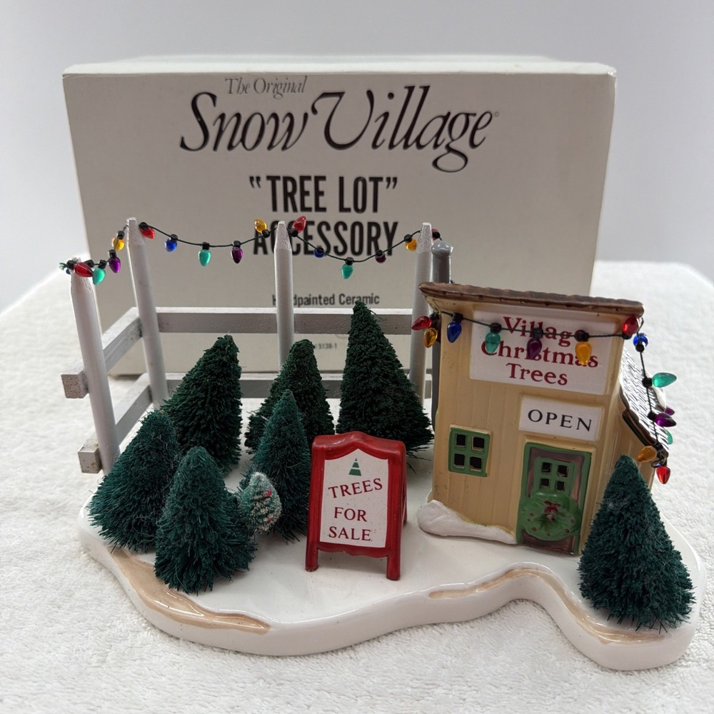 Dept. 56 The Original Snow Village Series Tree Lot Accessory #5138-1 in Box